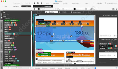 flux mac破解版(网页设计工具) V7.1.8